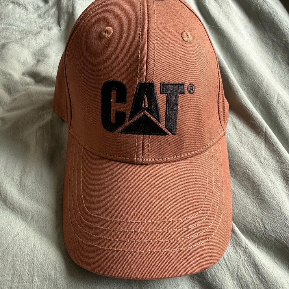 Men’s CAT Brown Baseball Cap NEW